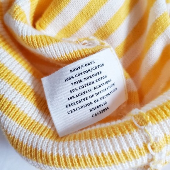 ANTHROPOLOGIE Sparrow Loose Lines Yellow Sweater M - Picture 6 of 8